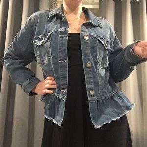 D&C Denim Company Jean Jacket Size XL